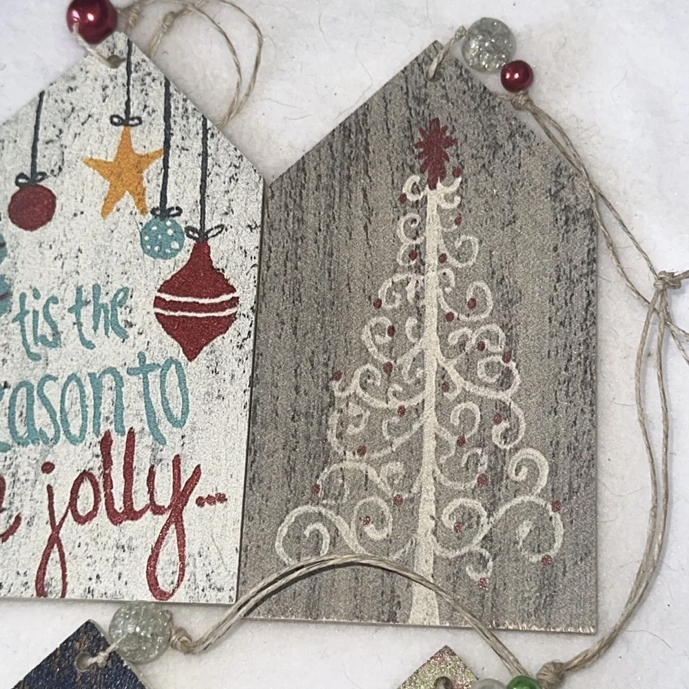Handmade wooden ornament Scripted Simplicity Handcrafted Rustic Cottage Core NEW